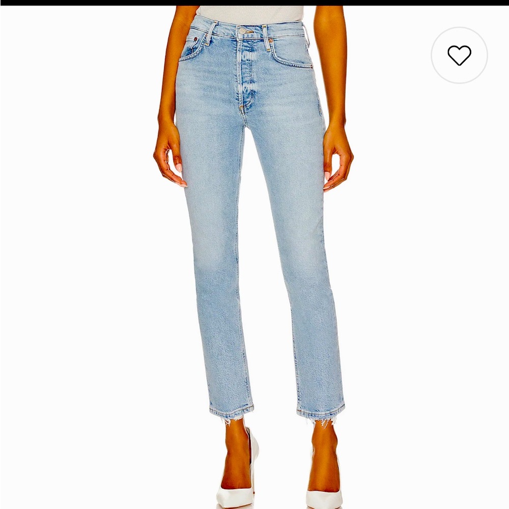 AGOLDE Riley crop jeans